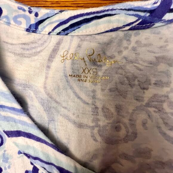 Lilly Pulitzer Bridgitte Cotton Shift Dress Resort White Don't Be Jelly XXS - Picture 13 of 16